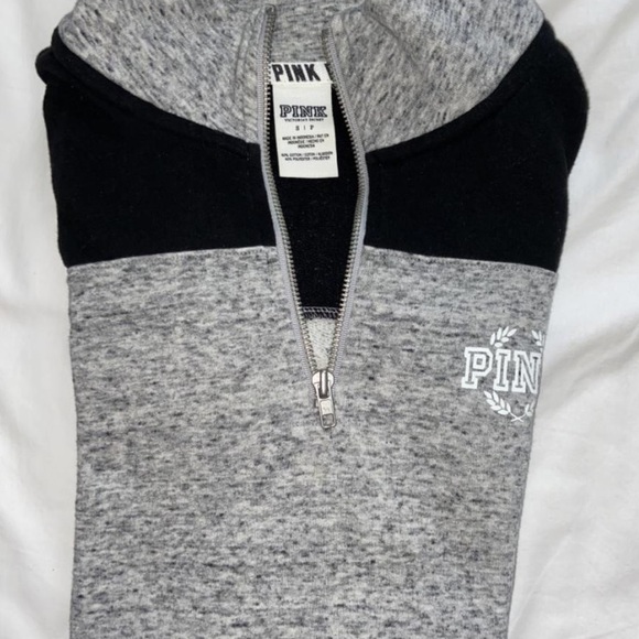 Grey quarter zip from pink - Picture 2 of 3